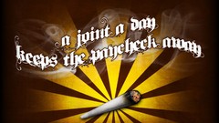 Marijuana joint artwork