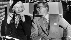 Marilyn Monroe grayscale monochrome