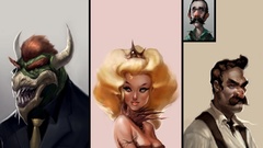 Mario bros alternative art