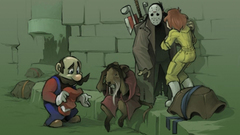 Mario bros Teenage Mutant