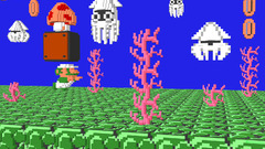 Mario bros voxels game