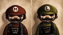 Mario Luigi alternative art