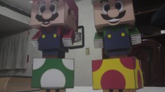 Mario mushroomhead Luigi