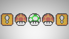 Mario mushrooms Mushroom Kingdom