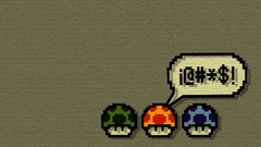 Mario Pixels minimalistic video games