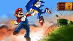 Mario Sonic Super Mario versus video games artbook
