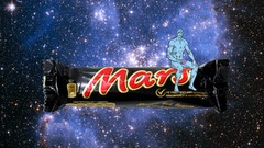 Mars chocolate Watchmen outer space Dr. Manhattan