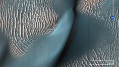 Mars outer space sand dunes