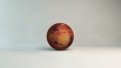 Mars planets minimalistic