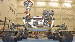 Mars Robots curiosity NASA Rover vehicles outer space low-angle 