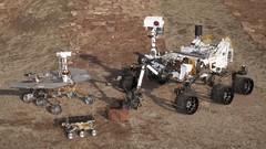Mars Robots Pathfinder curiosity Rover