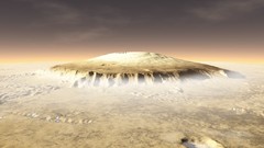 Mars solar system Olympus Mons