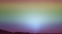 Mars sunset here in