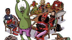 Marvel comics caricature community