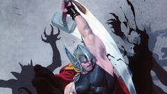 Marvel comics muscles thor artwork marvel comics