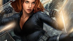 Marvel Scarlett Johansson Black Widow artwork The Avengers 