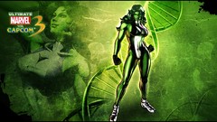 Marvel ultimate street fighter capcom video games she-hulk 