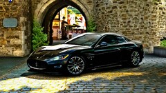 Maserati Car hdr Maserati granturismo black cars wall vehicle