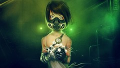 Masks anime girls gas masks
