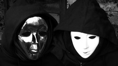 Masks Indie electronic music bands Venetian masks Golau Glau