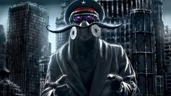 Masks science fiction gas masks artwork romantically 