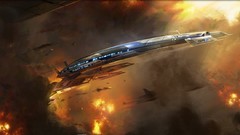 Mass effect 2 concept art outer space