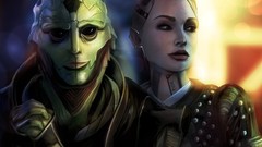 Mass effect 2 fan art mass effect 3 mass effect thane krios 