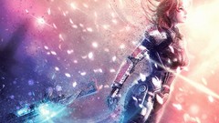 Mass effect 3 mass effect n7 commander shepard artwork FemShep 