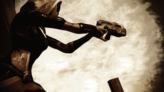 Mass effect artwork video games futuristic Tali Zorah nar Rayya