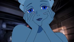 Mass effect asari bare shoulders video games