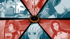 mass effect collage video games artwork Women PC gaming