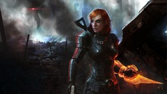 Mass effect commander shepard video games FemShep