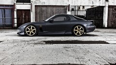 Mazda mazda rx-7 Car concrete Sports Car gray