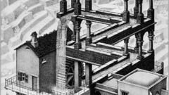 MC Escher monochrome optical