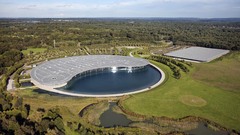 McLaren building nature landscape aerial view modern Technology