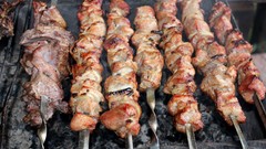 Meat kebab shish kabob barbecue grill turkish kebab