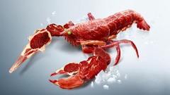 Meat Photo manipulation artwork Lobsters