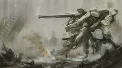 Mecha buildings battles science