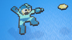 Mega man pixel art
