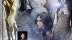 Megan Fox fashion Actress smiling brunettes models smiley face