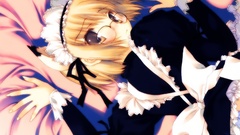 Meganekko blondes maids