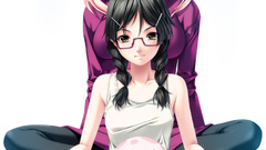 Meganekko kuragehime braids soft