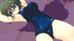 Meganekko school swimsuits