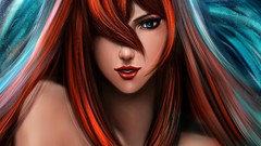 Mei terumi mizukage redheads naruto shippuden artwork