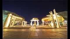 Melbourne glowing cityscapes