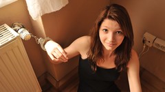 Melody handcuffs brunettes models girls-mag.de