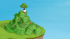 Melon mountain watermelons artwork