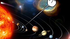 Meme sun outer space