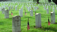 Memorial day at arlington
