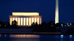Memorial Lincoln buildings Washington DC washington monument